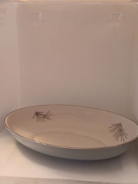 Franciscan silver pine Serving Dish Vintage Fine China Made in USA